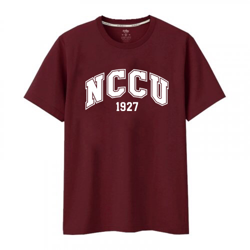 【少量現貨,售完不補】NCCU純棉短T_小豆紅 【少量現貨,售完不補】NCCU純棉短T_小豆紅