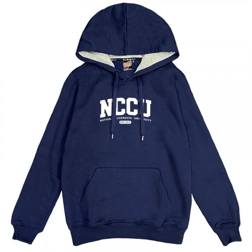 NCCU經典款刷毛帽T_深藍