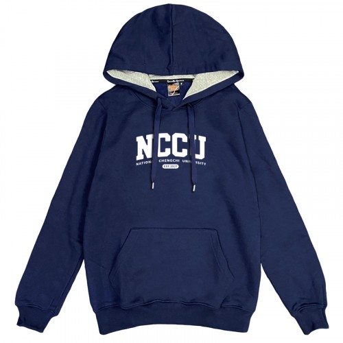NCCU經典款刷毛帽T_深藍 NCCU經典款刷毛帽T_深藍