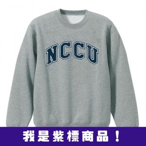 NCCU經典款美式大學T_麻花灰