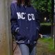 【現貨供應，售完不補】NCCU輕薄美式棒球外套_靜謐藍