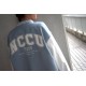 NCCU經典款美式棒球外套_灰藍