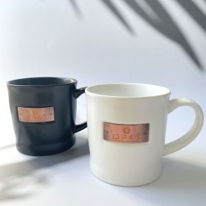 NCCU寬口典雅銅章馬克杯400mL_經典黑白兩色