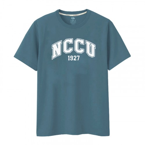 【最後五件,售完不補】NCCU純棉短T_普魯士藍 【最後五件,售完不補】NCCU純棉短T_普魯士藍