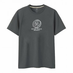 【限量新品，售完不補】NCCU捲捲穿山甲短T_星夜霧黑