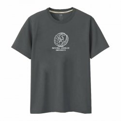 【限量新品，售完不補】NCCU捲捲穿山甲短T_星夜霧黑