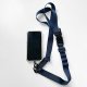 NCCU多功機能手機夾片背帶_深藍