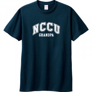 NCCU政大阿公短T_深藍