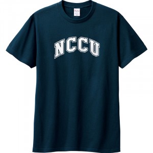 NCCU經典字框純棉短T_深藍