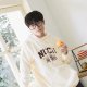 【限量現貨到！售完預購】NCCU冬日輕甜系落肩帽T_奶霜白