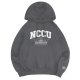 【新品登場！少量現貨】NCCU立體毛巾繡落肩帽T_摩卡灰