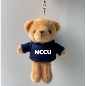 NCCU帽T小熊掛飾鑰匙圈_深藍