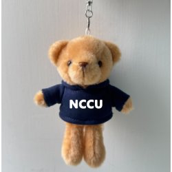 NCCU帽T小熊掛飾鑰匙圈_深藍