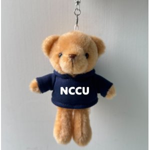 NCCU帽T小熊掛飾鑰匙圈_深藍
