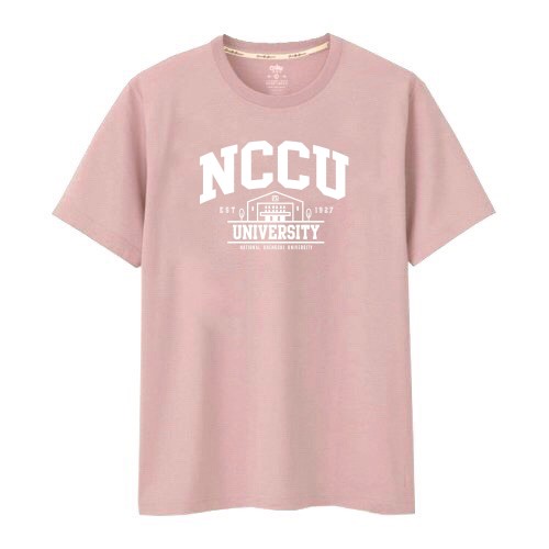 NCCU建築款純棉短T_乾燥玫瑰粉 NCCU建築款純棉短T_乾燥玫瑰粉