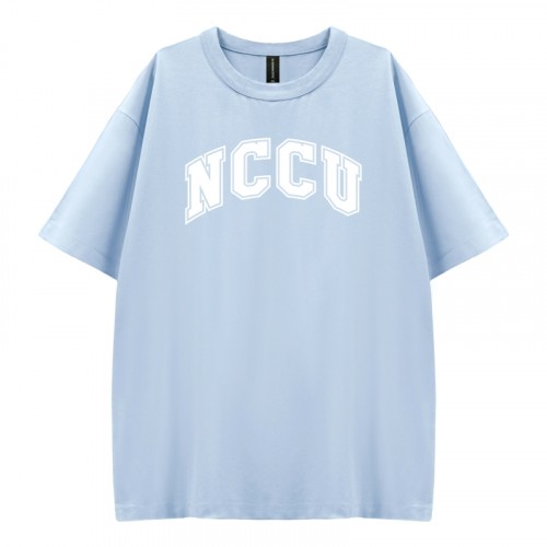 【新品登場】NCCU好涼的寬版短T_經典款_蘇打冰(藍)