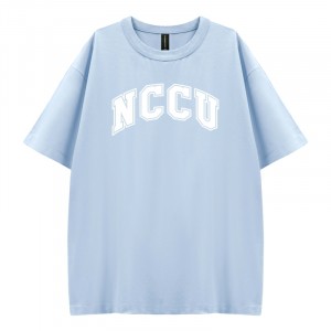 【新品登場】NCCU好涼的寬版短T_經典款_蘇打冰(藍)