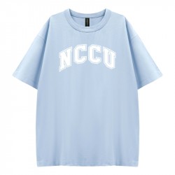 【新品登場】NCCU好涼的寬版短T_經典款_蘇打冰(藍)