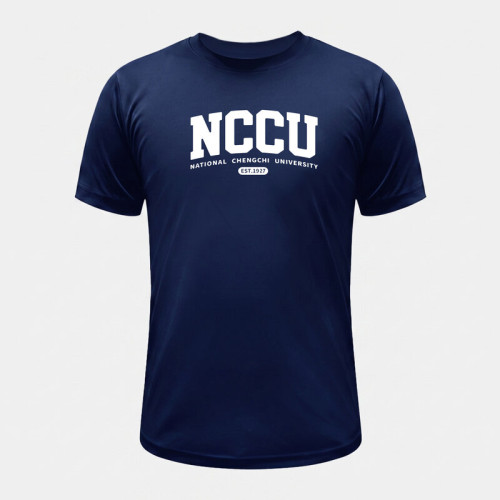 NCCU經典款超細纖維排汗短T_丈青 NCCU經典款超細纖維排汗短T_丈青
